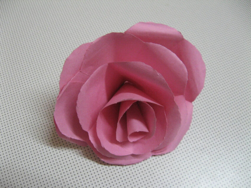 Make a Beautiful Rose Out of Tissue Paper